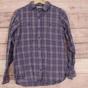 REI Shirt WOMENS XS Plaid Flannel Button Up Outdoors